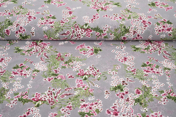 Chiffon Blumen Desmera Mauve