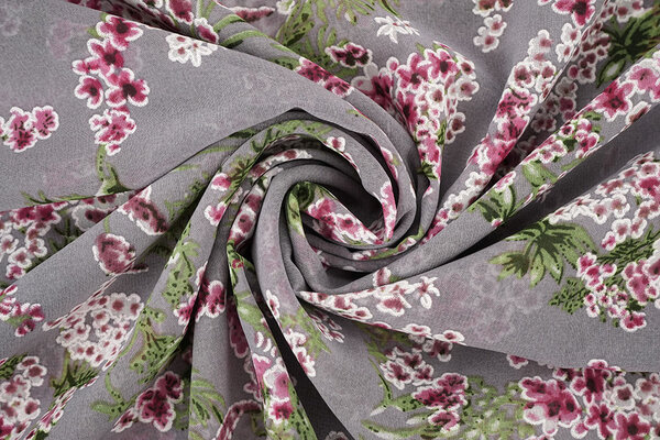 Chiffon Flowers Desmera Mauve