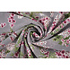 Mousseline Fleurs Desmera Mauve
