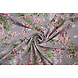 Mousseline Fleurs Desmera Mauve
