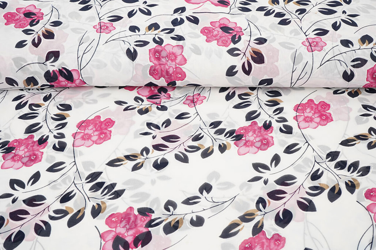 Chiffon Blumen Galina