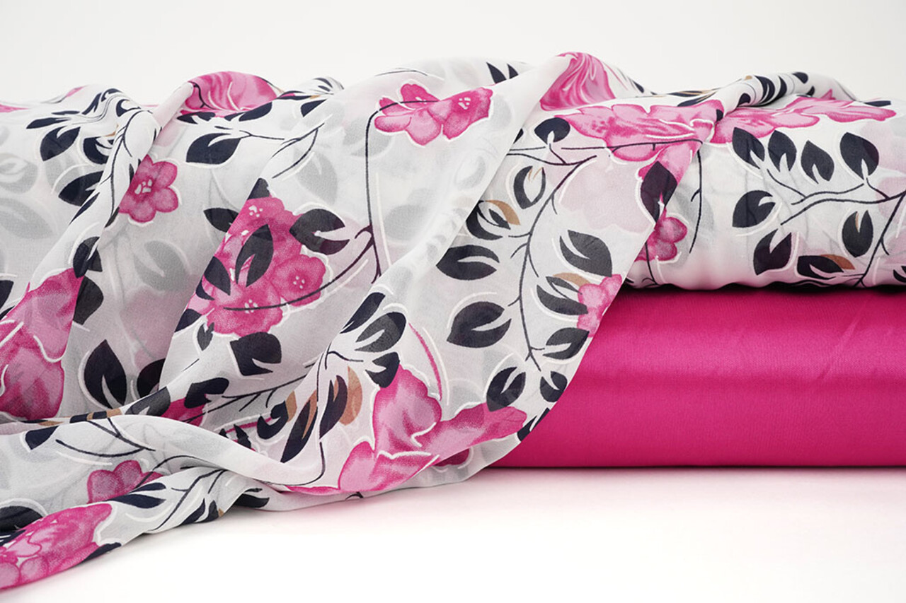 Chiffon Blumen Galina