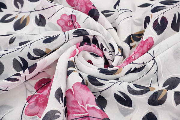 Chiffon Blumen Galina