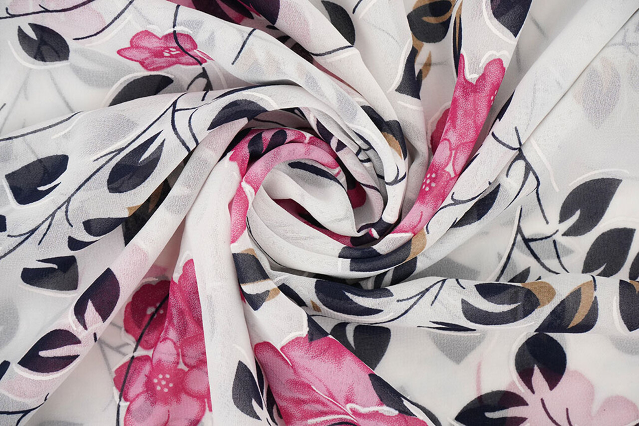 Chiffon Blumen Galina