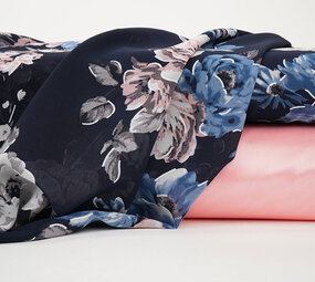 Chiffon Flowers Chauva Navy