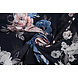 Mousseline Fleurs Chauva Marine Mousseline Fleurs Chauva Marine