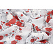 Chiffon Fiori Malina Argento