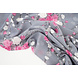 Chiffon Bloemen Malina Grijs
