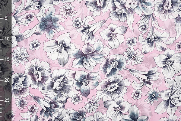 Chiffon Fiori Calypso Rosa Chiffon Fiori Calypso Rosa