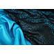 Brocade Kisha Petrol Blue