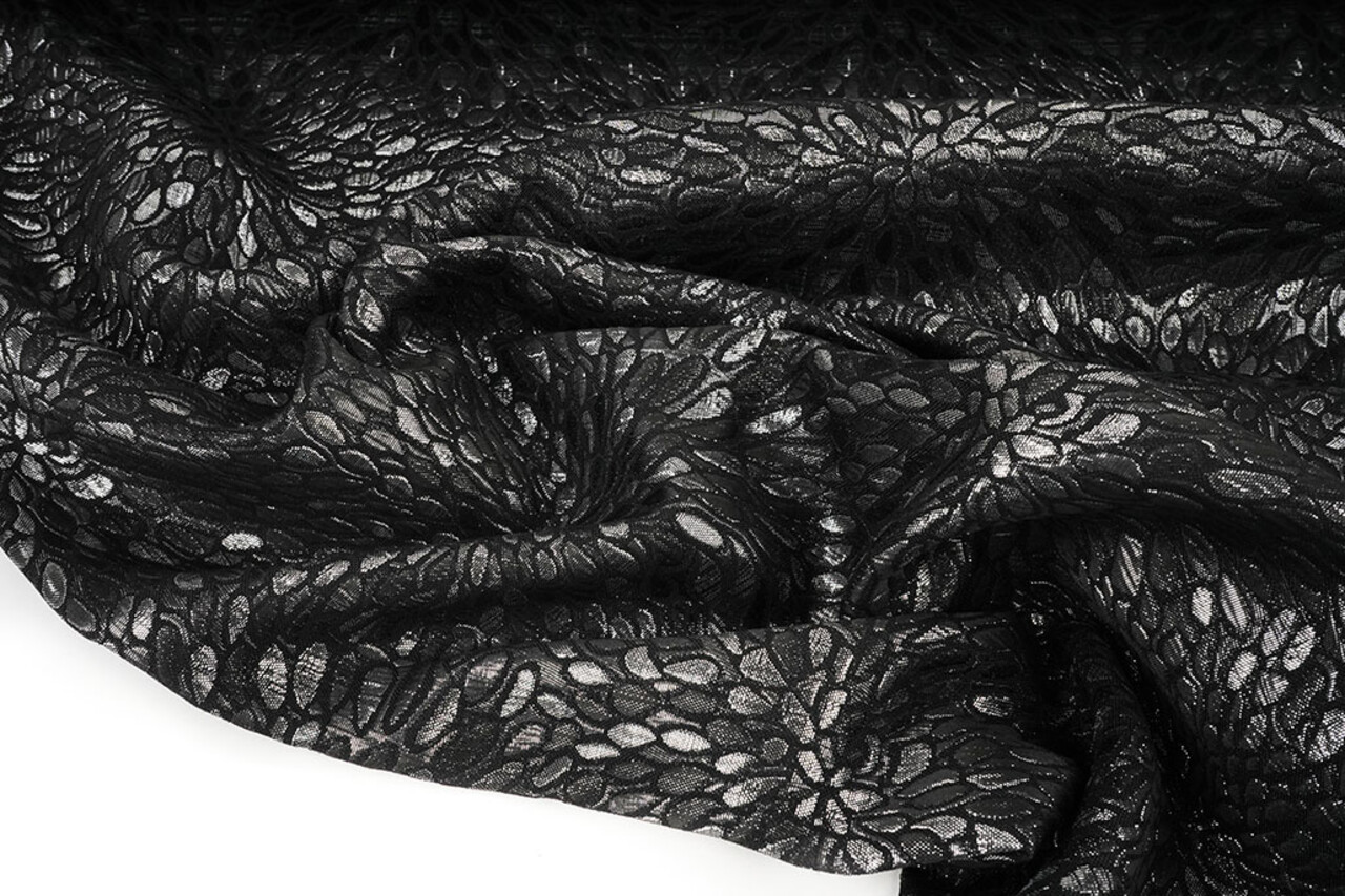 Brocade Kisha Silver Grey