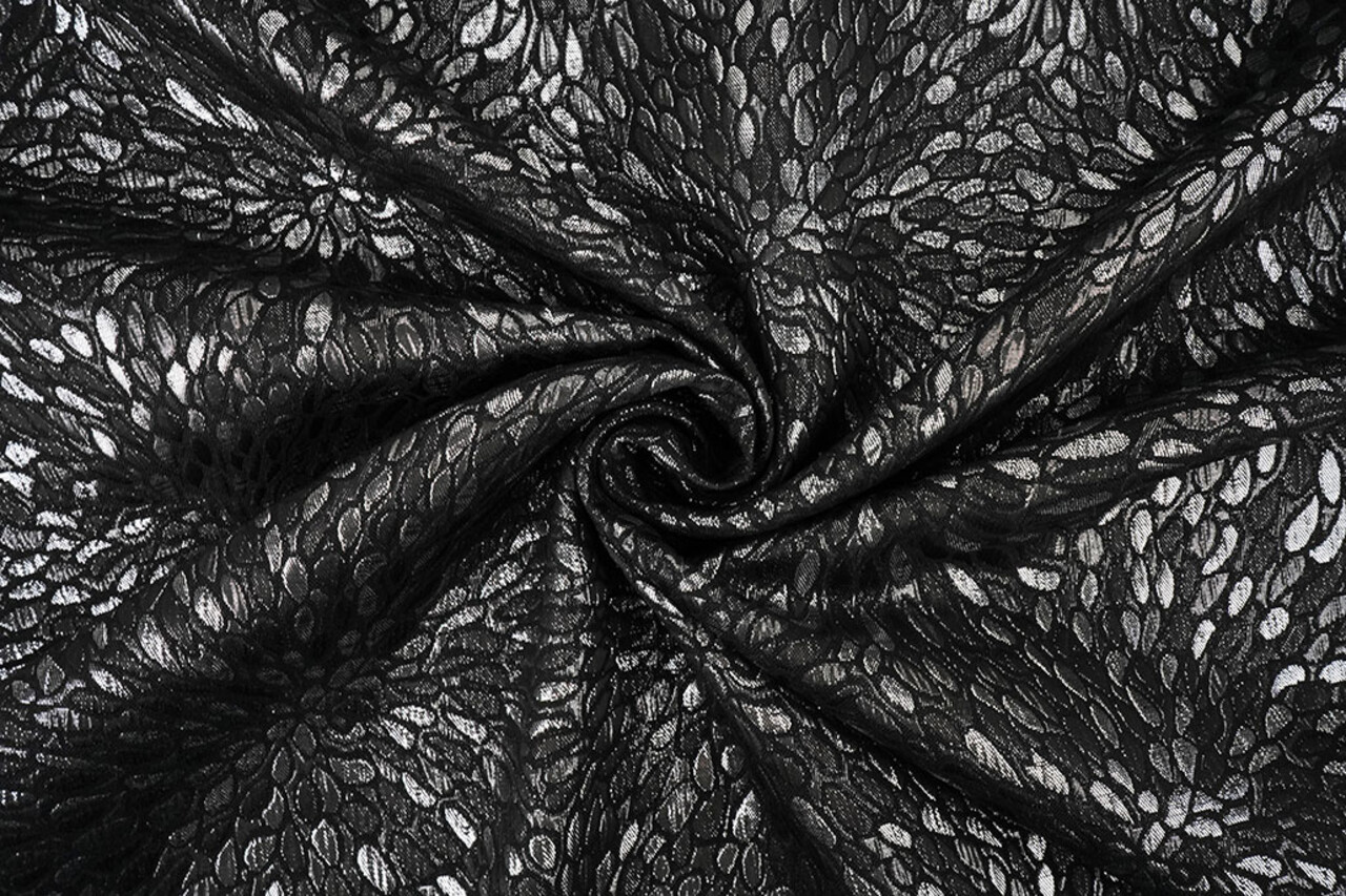Brocade Kisha Silver Grey