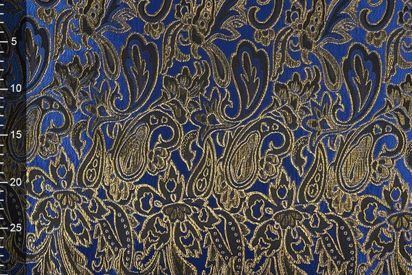 Brocade Agisha Police Blue