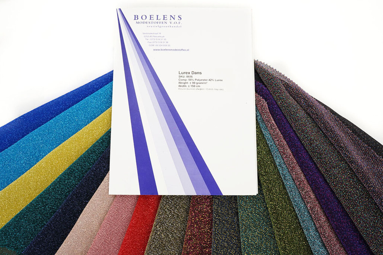 Farbekarte Lurex Tanz