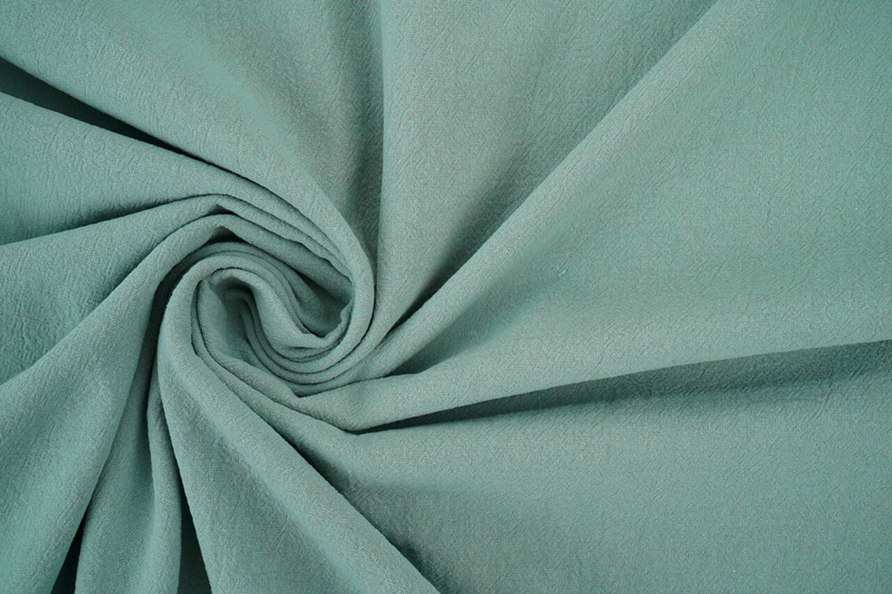 Oeko-Tex® 100% Washed Cotton Dark Old Green Oeko-Tex® 100% Washed Cotton Dark Old Green