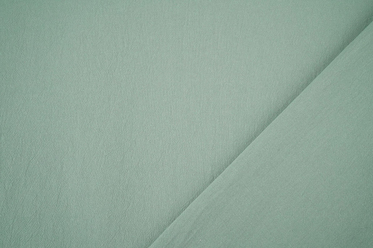 Oeko-Tex®  100% Washed Cotton Old Green