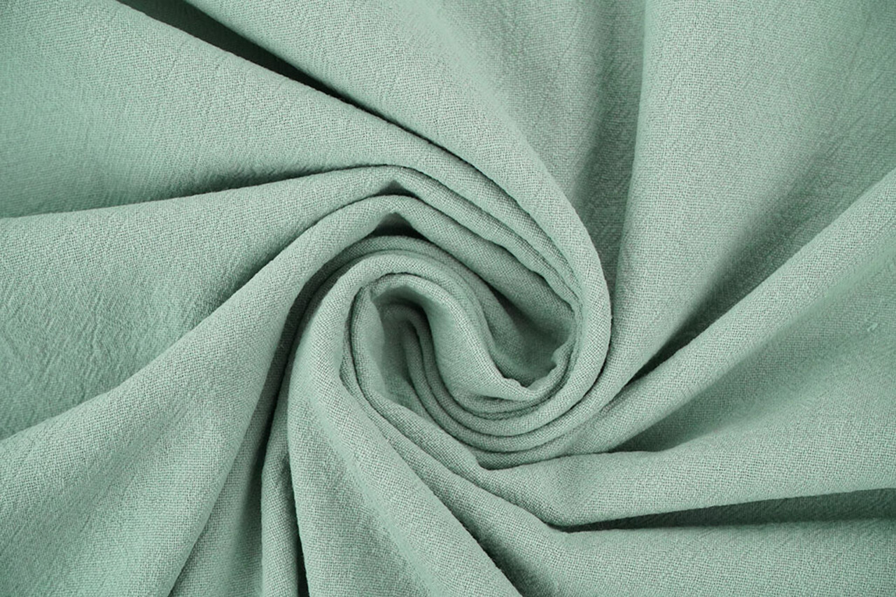 Oeko-Tex®  100% Washed Cotton Old Green