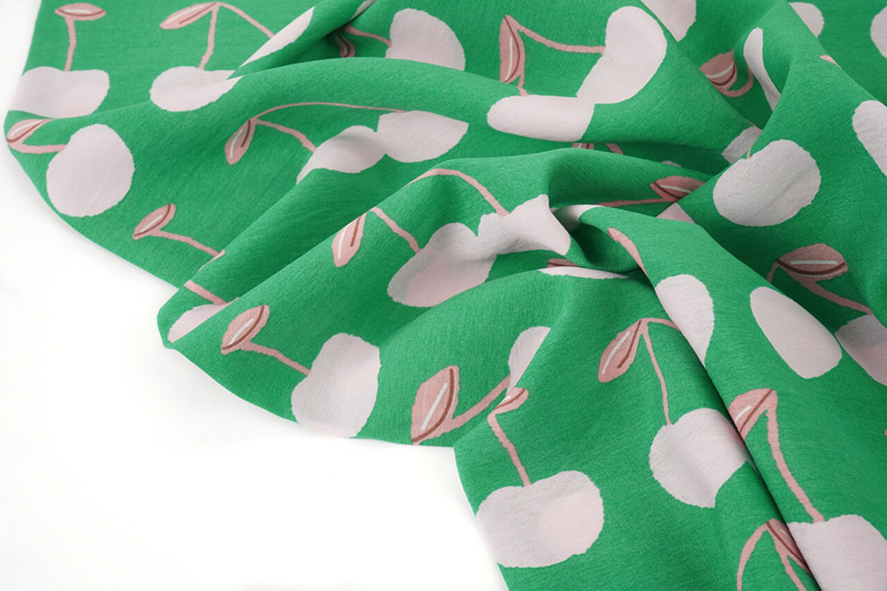 Washed Viscose Cherry