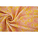 Gewaschene Viskose Paisley Ocker Gelb Gewaschene Viskose Paisley Ocker Gelb