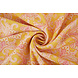 Gewassen Viscose Paisley Oker Geel