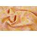 Washed Viscose Paisley Ocher Yellow