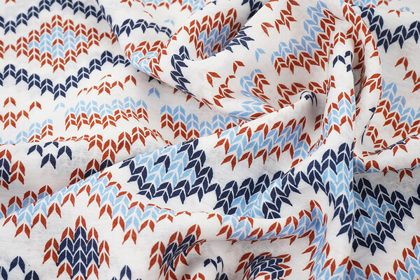 Washed Viscose Rhombus
