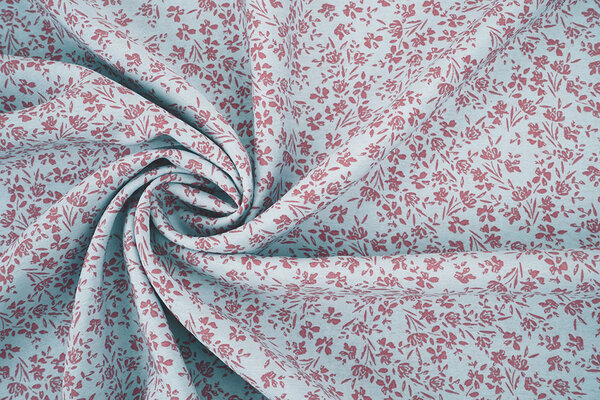 Washed Viscose Mireya Blue Grey