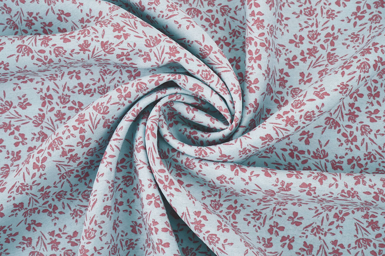 Washed Viscose Mireya Blue Grey