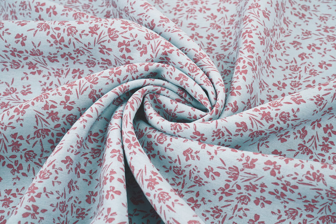 Washed Viscose Mireya Blue Grey