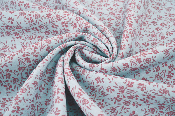 Gewassen Viscose Mireya Blauw Grijs Gewassen Viscose Mireya Blauw Grijs