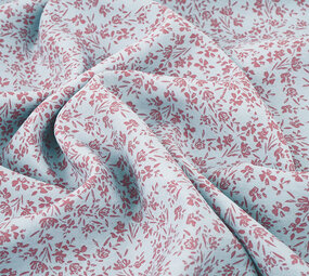Gewassen Viscose Mireya Blauw Grijs Gewassen Viscose Mireya Blauw Grijs