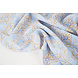 Gewaschene Viskose Paisley Hellblau