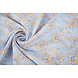 Gewaschene Viskose Paisley Hellblau