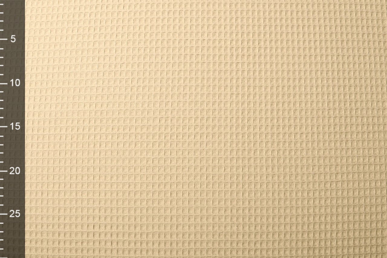 Oeko-Tex® Nid d’Abeille Coton Beige Oeko-Tex® Nid d’Abeille Coton Beige