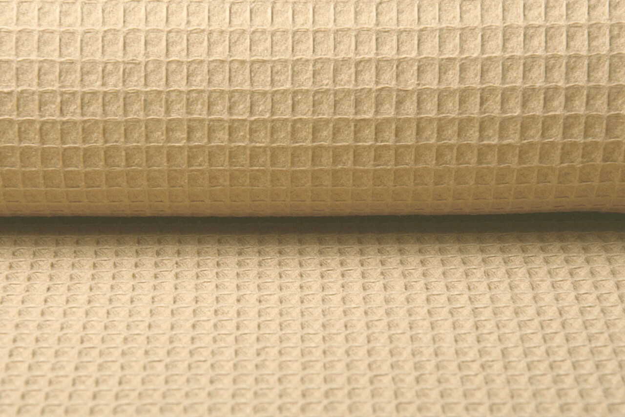 Oeko-Tex®  Wafel Katoen Beige