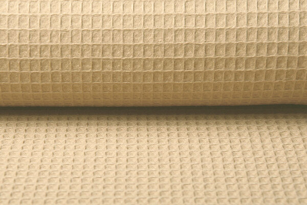 Oeko-Tex® Waffle Pique Fabric Beige Oeko-Tex® Waffle Pique Fabric Beige
