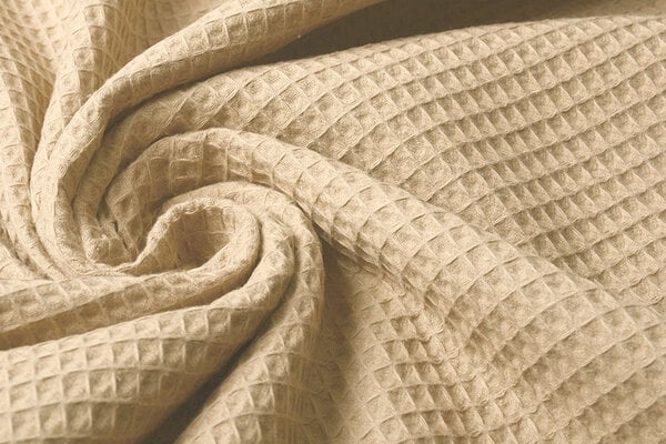 Oeko-Tex® Nid d’Abeille Coton Beige Oeko-Tex® Nid d’Abeille Coton Beige