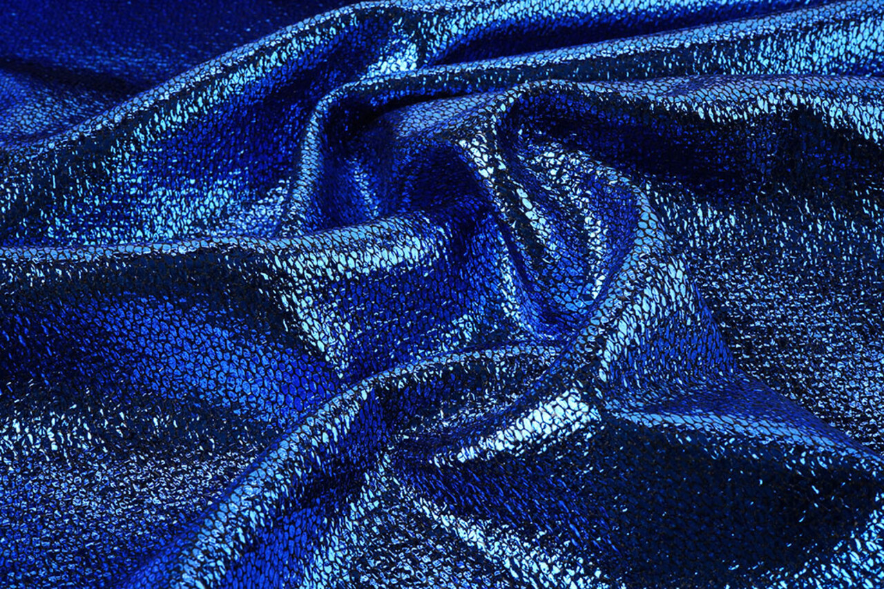 Party Bling Snake Print Cobalt Blue Party Bling Snake Print Cobalt Blue
