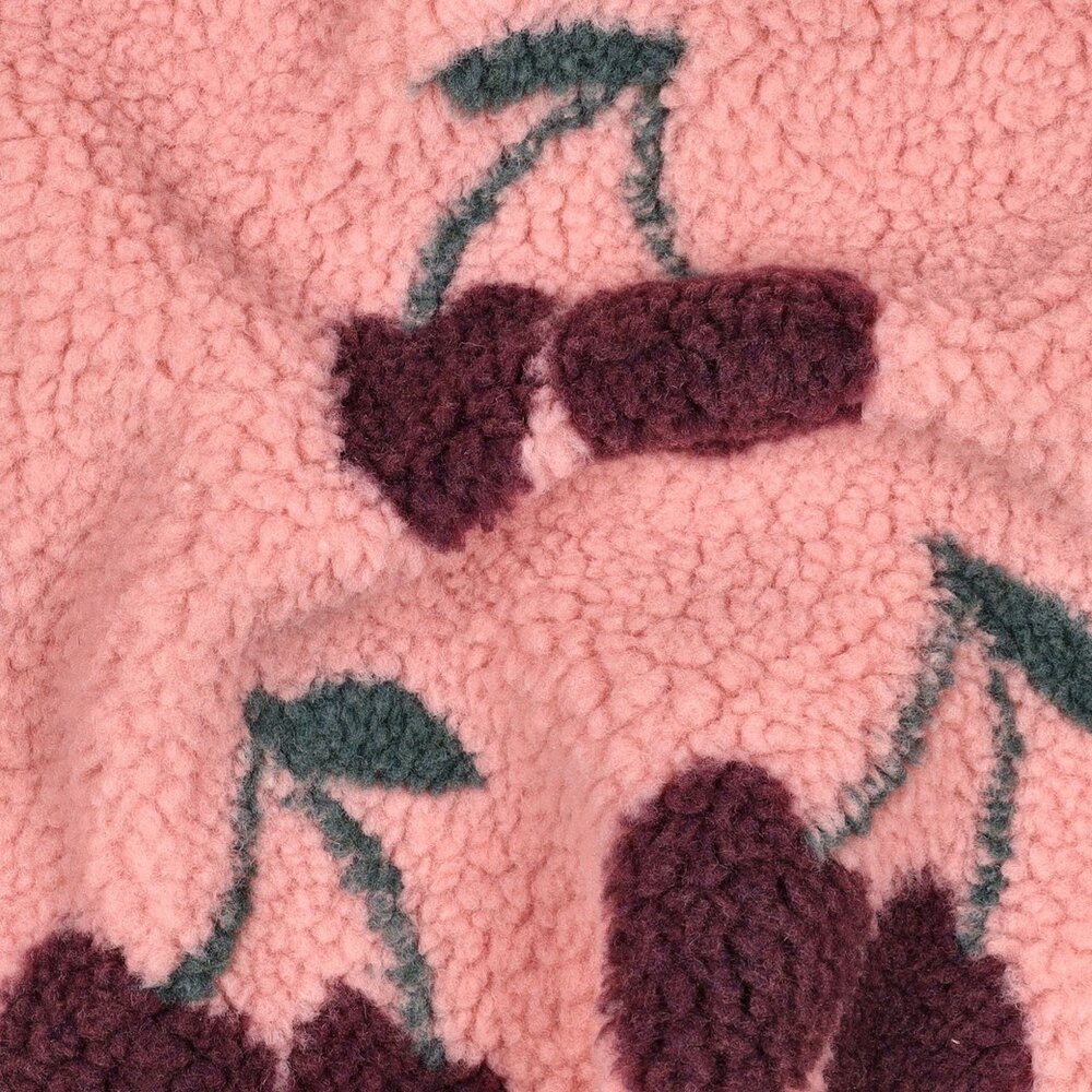 Teddystoff Kirschc Puderrosa