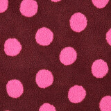 Teddy Stof Stippen Bordeaux Rood