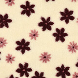 Teddy Stof Bloemen Creme