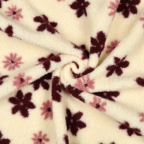 Teddy Tela Flores Crema Teddy Tela Flores Crema