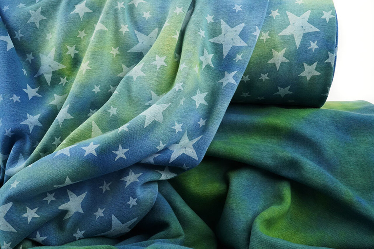 Jogging Tie Dye Sterren Groen Jeans Jogging Tie Dye Sterren Groen Jeans