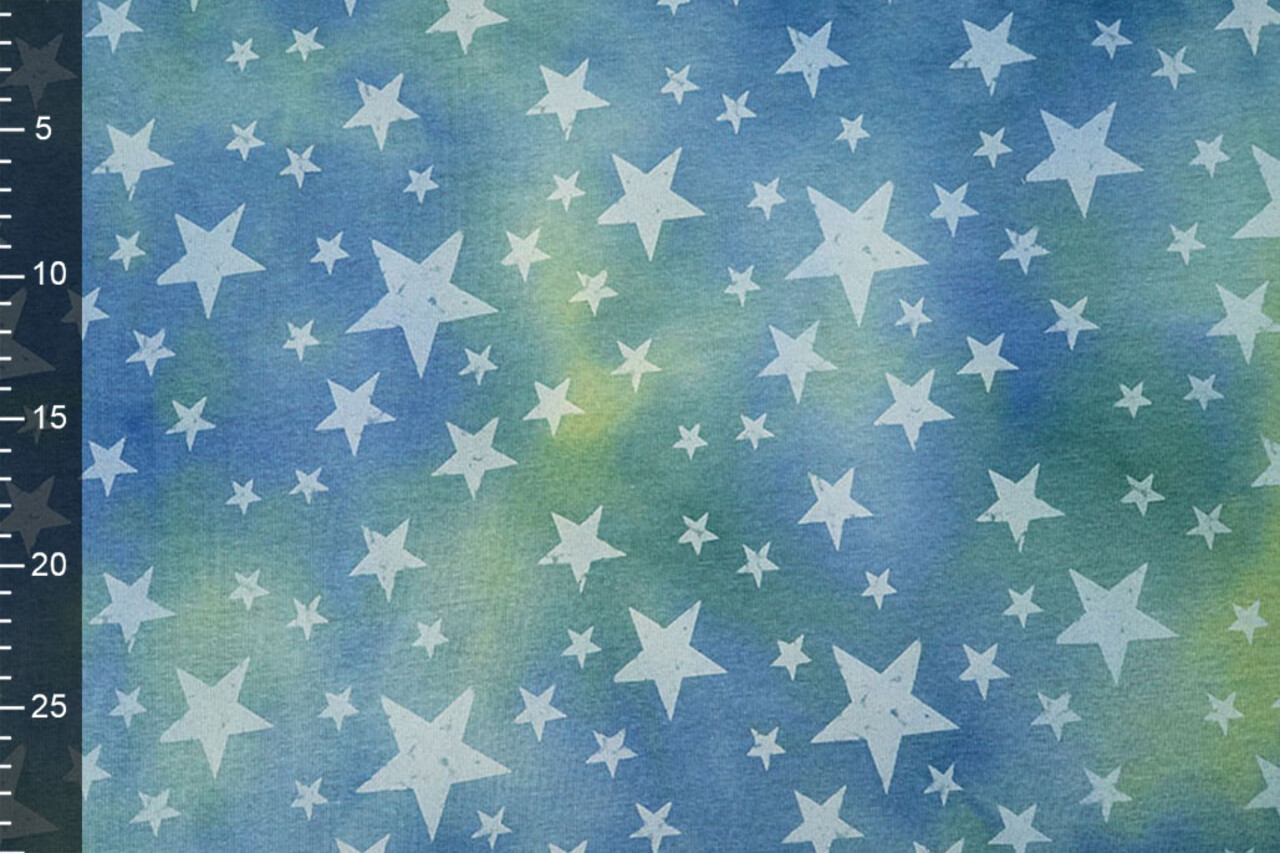 Jogging Tie Dye Stars Green Jeans