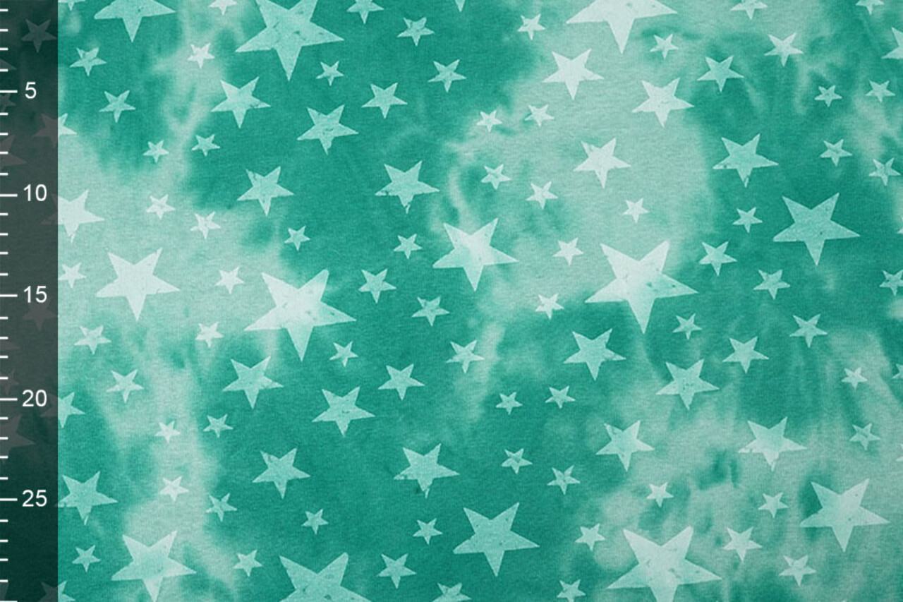 Jogging Tie Dye Stars Sea Green