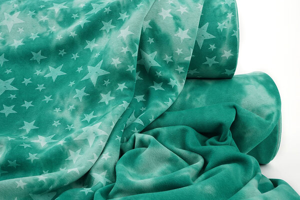 Jogging Tie Dye Sterren Zeegroen