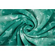 Sweatstoff Tie Dye Sterne Meergrün