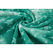 Sweatstoff Tie Dye Sterne Meergrün