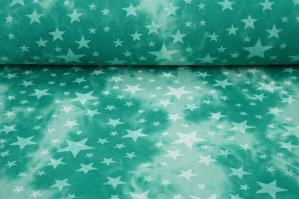 Jogging Tie Dye Stars Sea Green