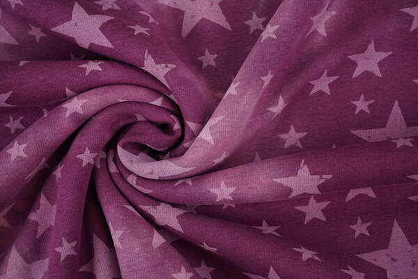 Jogging Tie Dye Stars Dark Old Pink